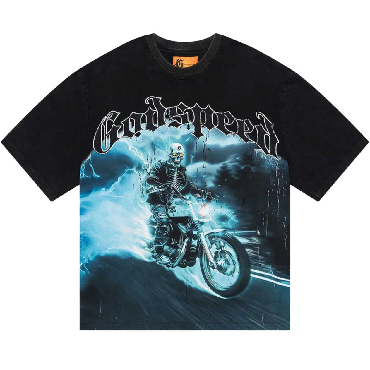 Godspeed BLU Flame Tee 'Black'