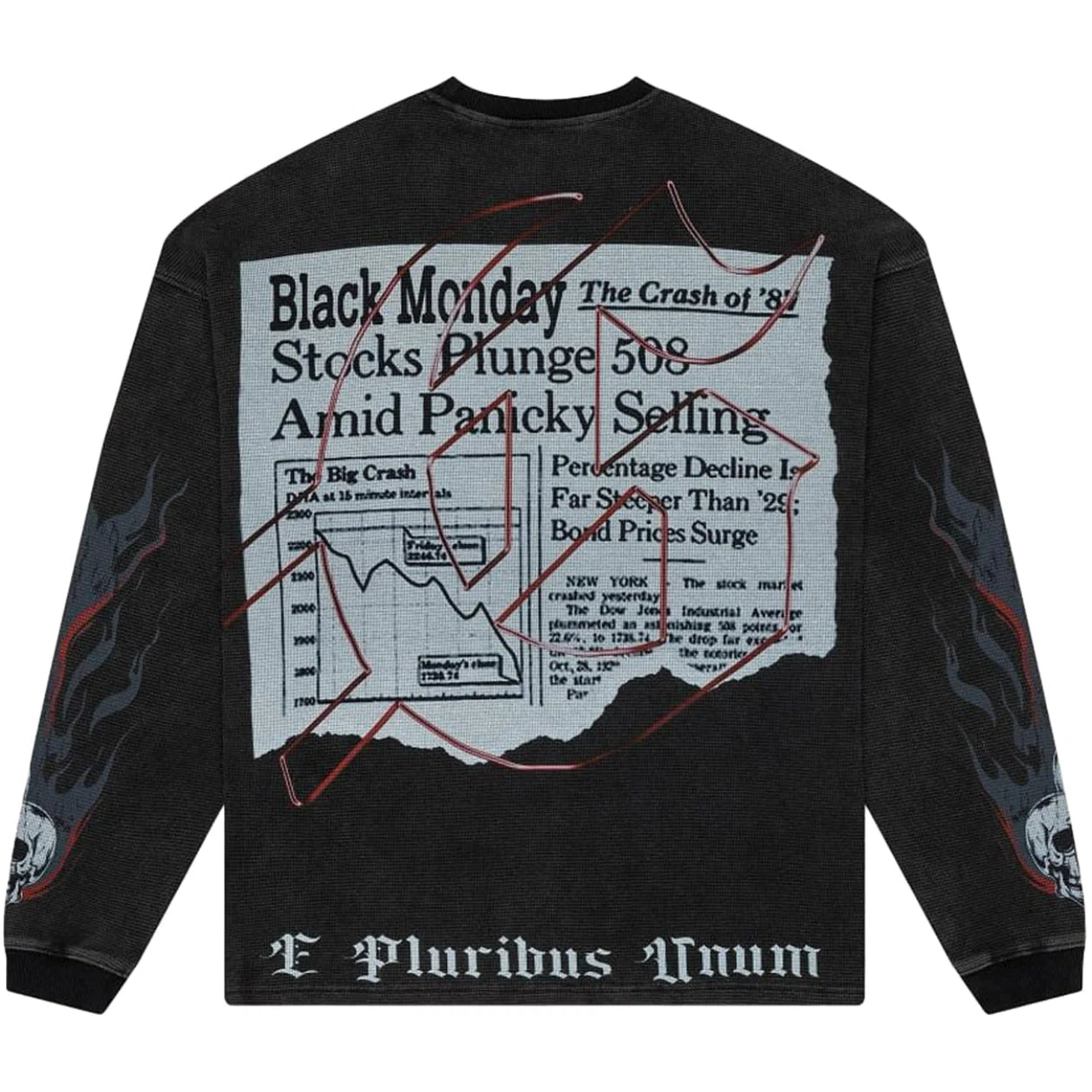 Godspeed Black Monday L/S Thermal Tee Black Wash
