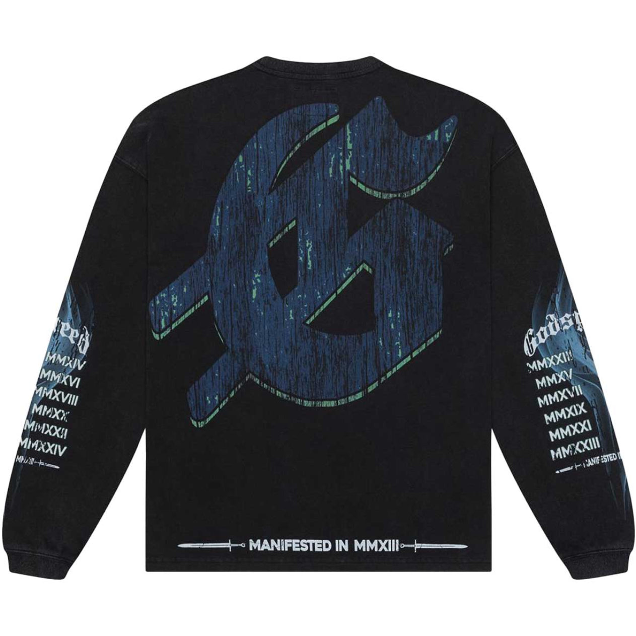 Godspeed F.T.D Long-Sleeve T-Shirt 'Black Wash'