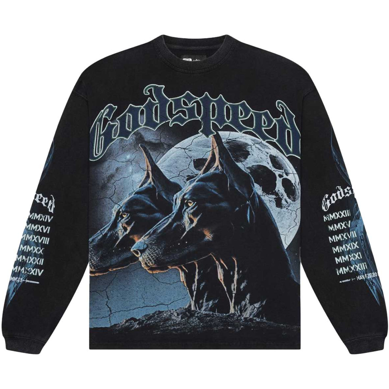 Godspeed F.T.D Long-Sleeve T-Shirt 'Black Wash'