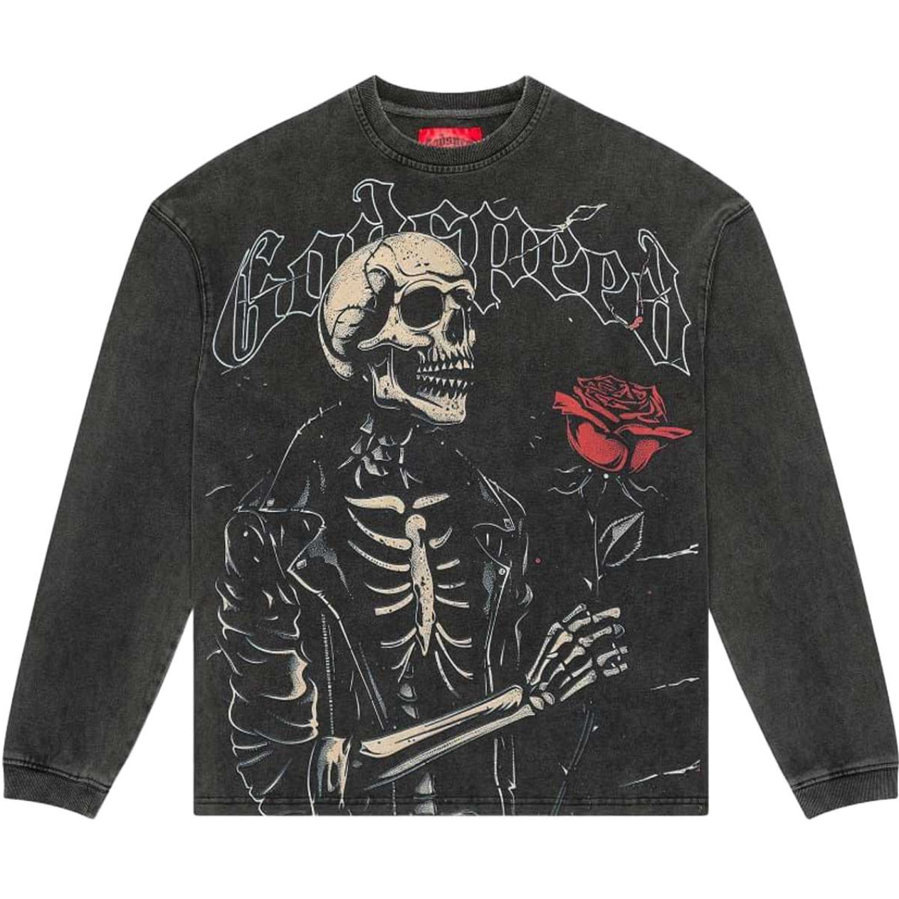 Godspeed Valentine L/S T-shirt Grey Wash