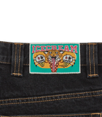 ICECREAM Running Dog Double Scoop Denim Pants Black