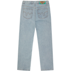 ICECREAM Running Dog Double Scoop Denim Pants Heavy Wash Blue