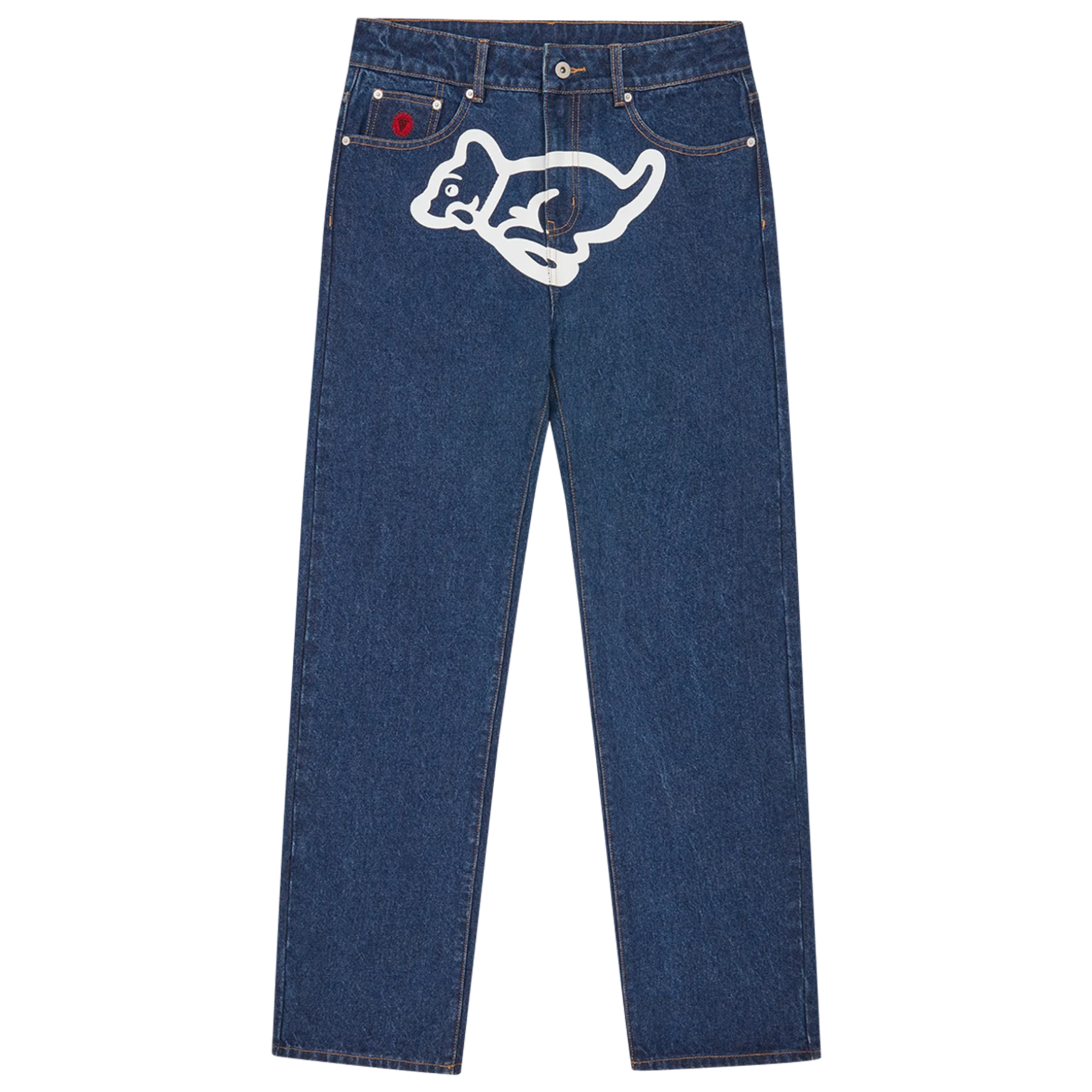 Ice Cream Running Puppy Denim Pant Indigo