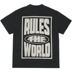 Corteiz Rules The World T-Shirt 'Black/White'