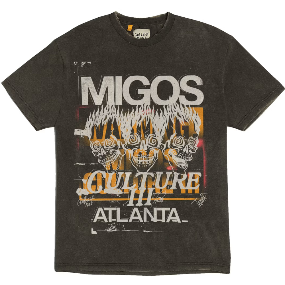 Migos x GALLERY DEPT. For Culture III Three Skulls T-shirt