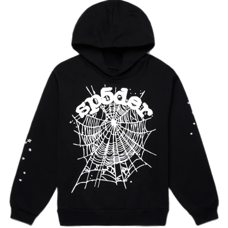 Sp5der OG Web Hoodie 'Black'
