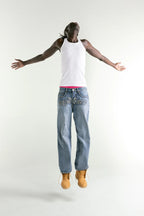 SP5DER DENIM WORK PANT LIGHT BLUE WASH SS25 JEAN