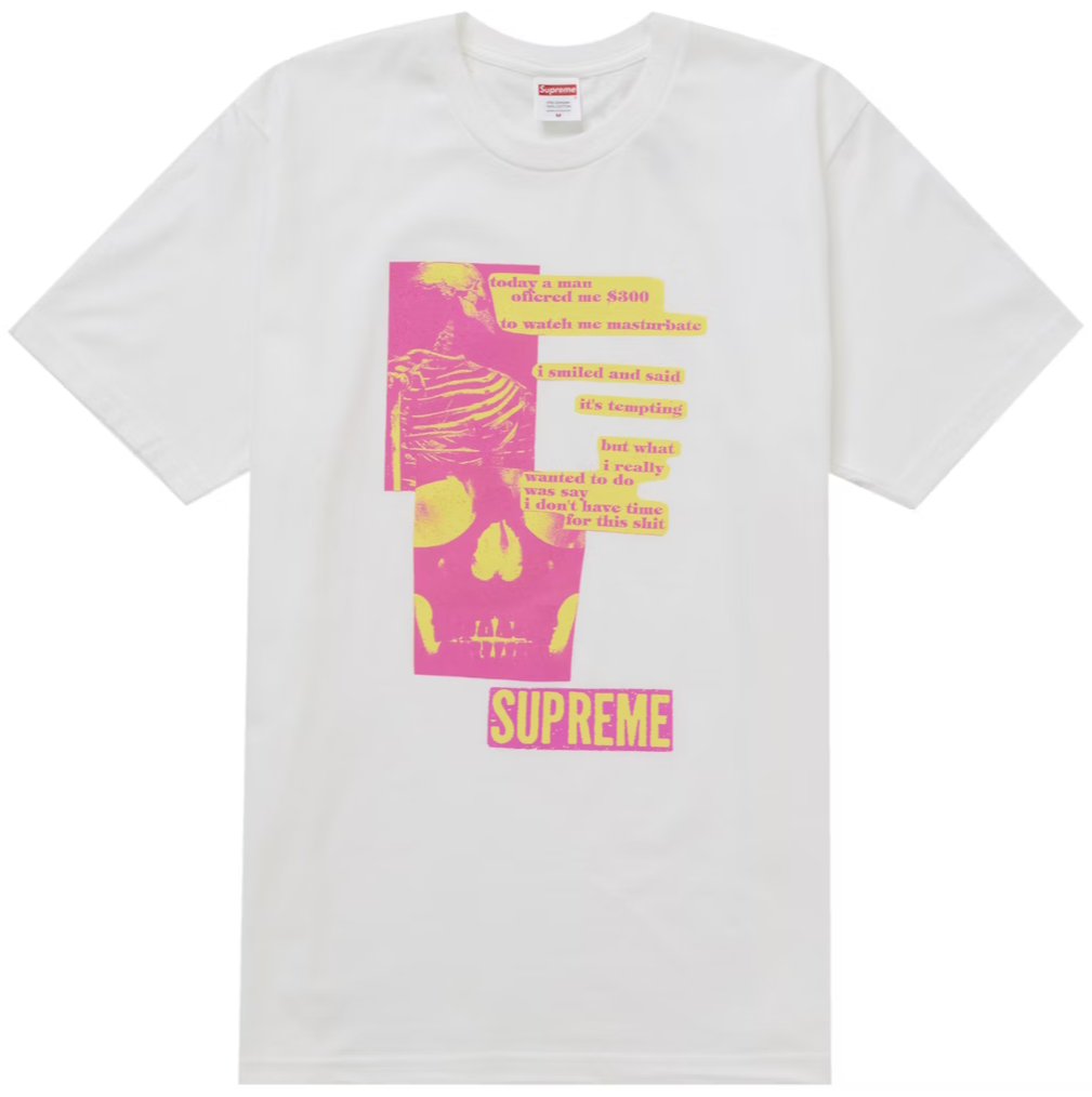 SUPREME ANATOMY TEE “WHITE” SS25