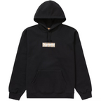 Supreme x Burberry Box Logo Hooded Sweatshirt 'Black'