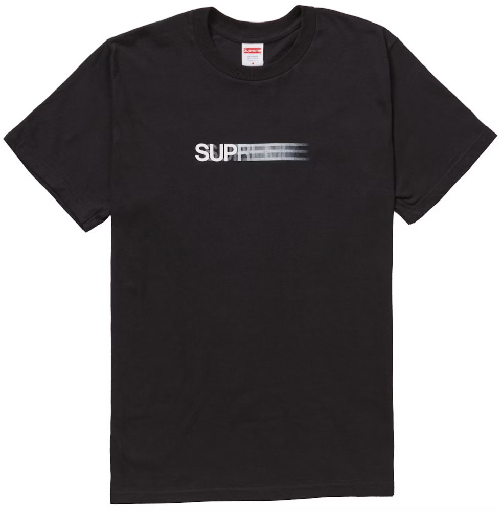 SUPREME MOTION TEE “BLACK” FW23