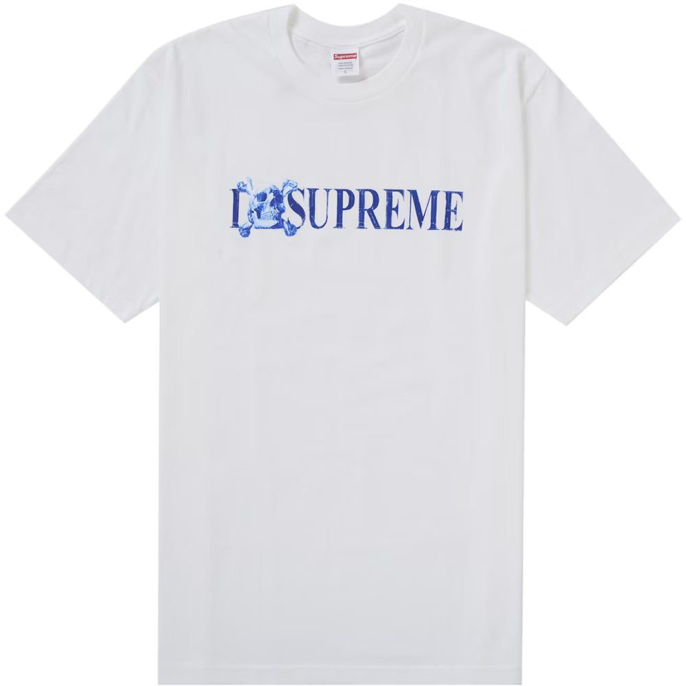 Supreme Skull Tee White