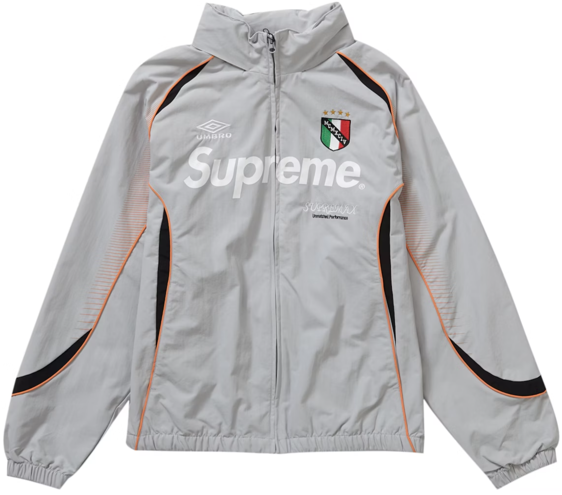 SUPREME UMBRO TRACK JACKET GREY CASACA GRIS