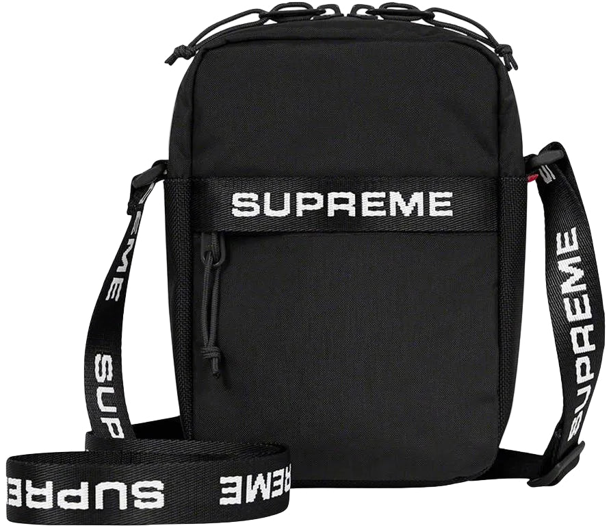 SUPREME SHOULDER BAG FW22 BLACK MORRAL NEGRO