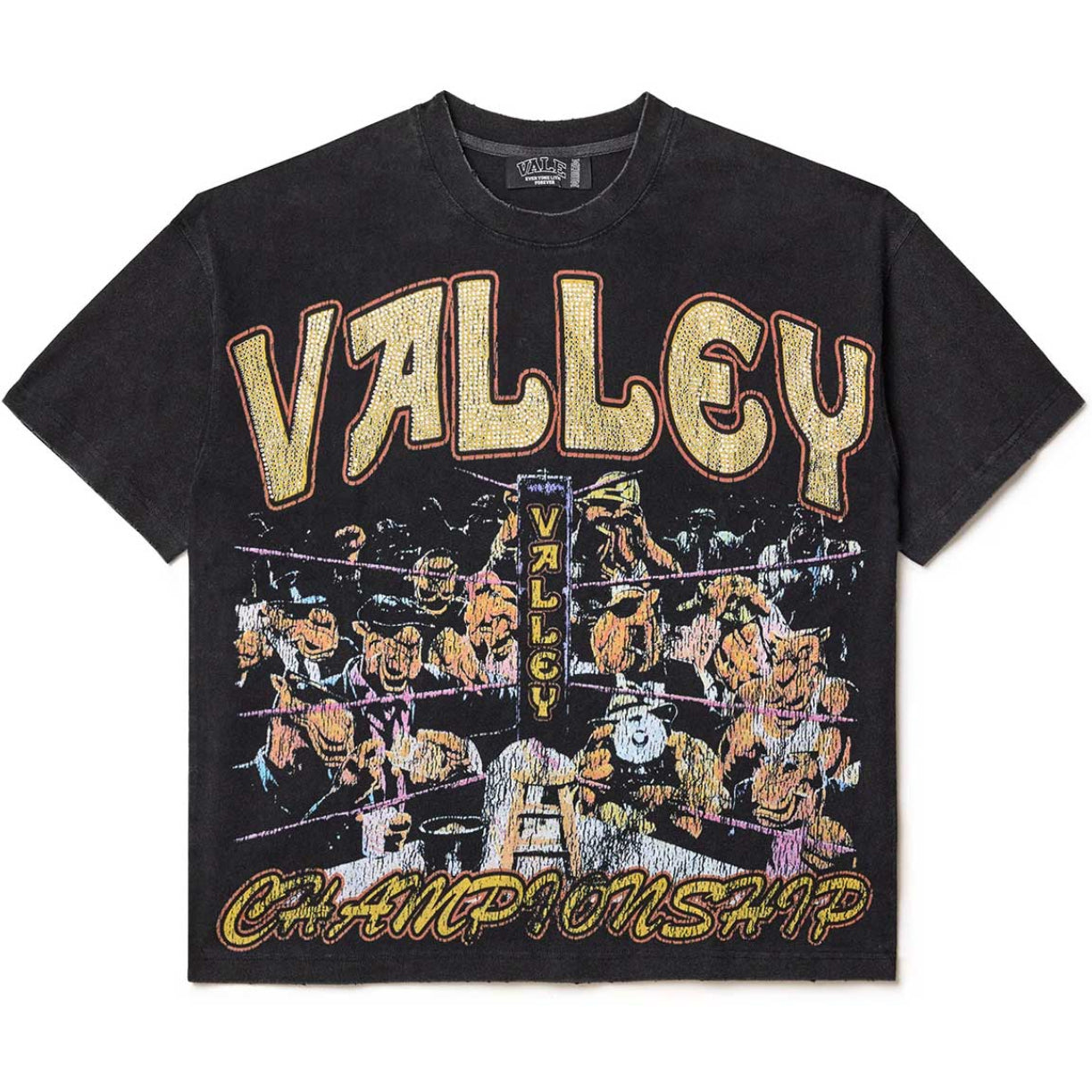 Vale Forever Boxing Bling Tee 'Black'