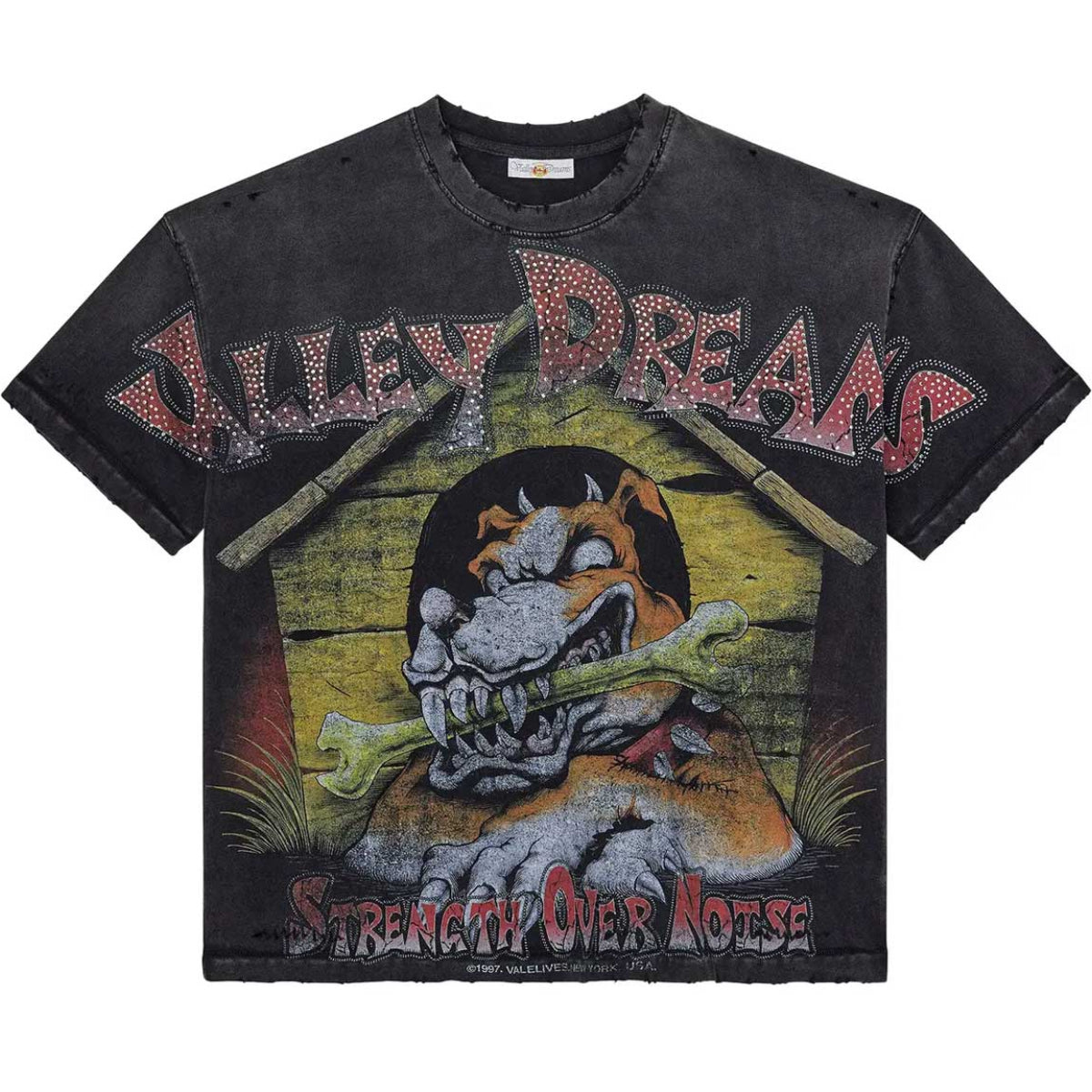 Vale Forever Doghouse Bling Tee 'Black'