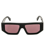 OFF-WHITE VANCOUVER SUNGLASSES “BLACK/DARK BURGUNDY”