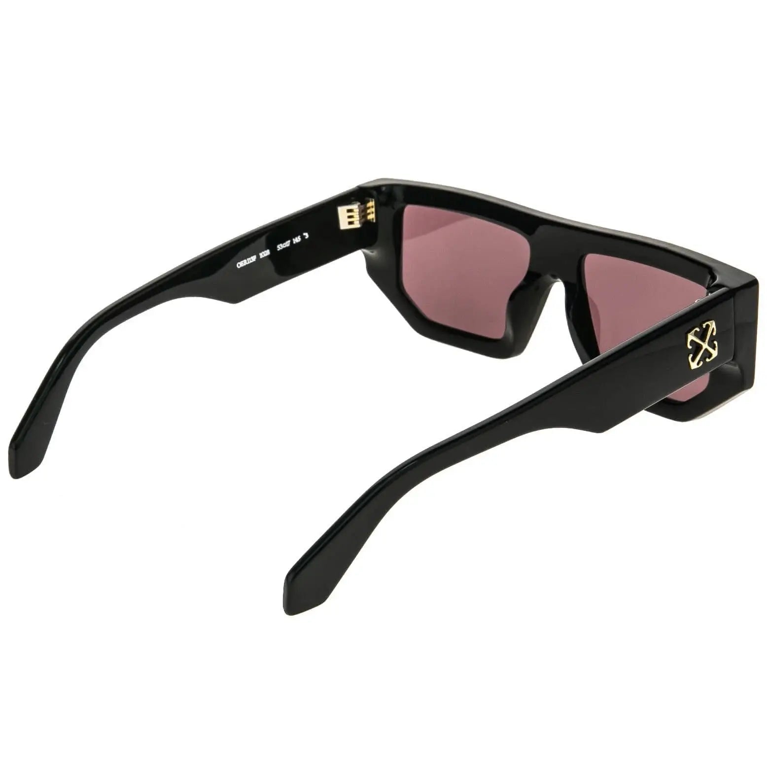 OFF-WHITE VANCOUVER SUNGLASSES “BLACK/DARK BURGUNDY”