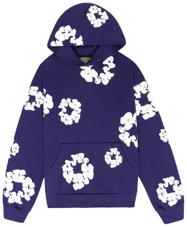 DENIM TEARS HOODIE PURPLE POLERA MORADA