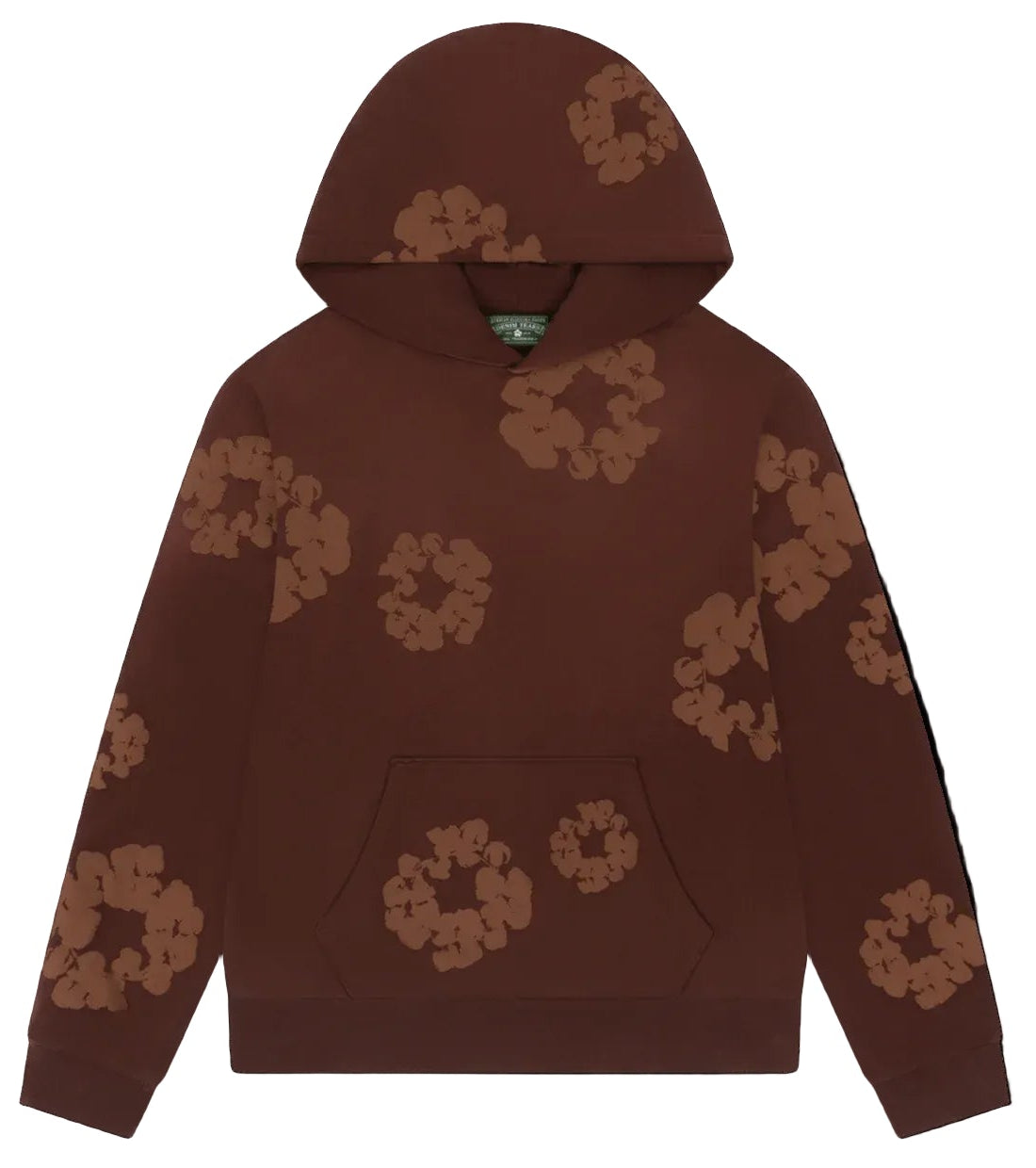 Denim Tears Mono Cotton Wreath Hoodie Brown