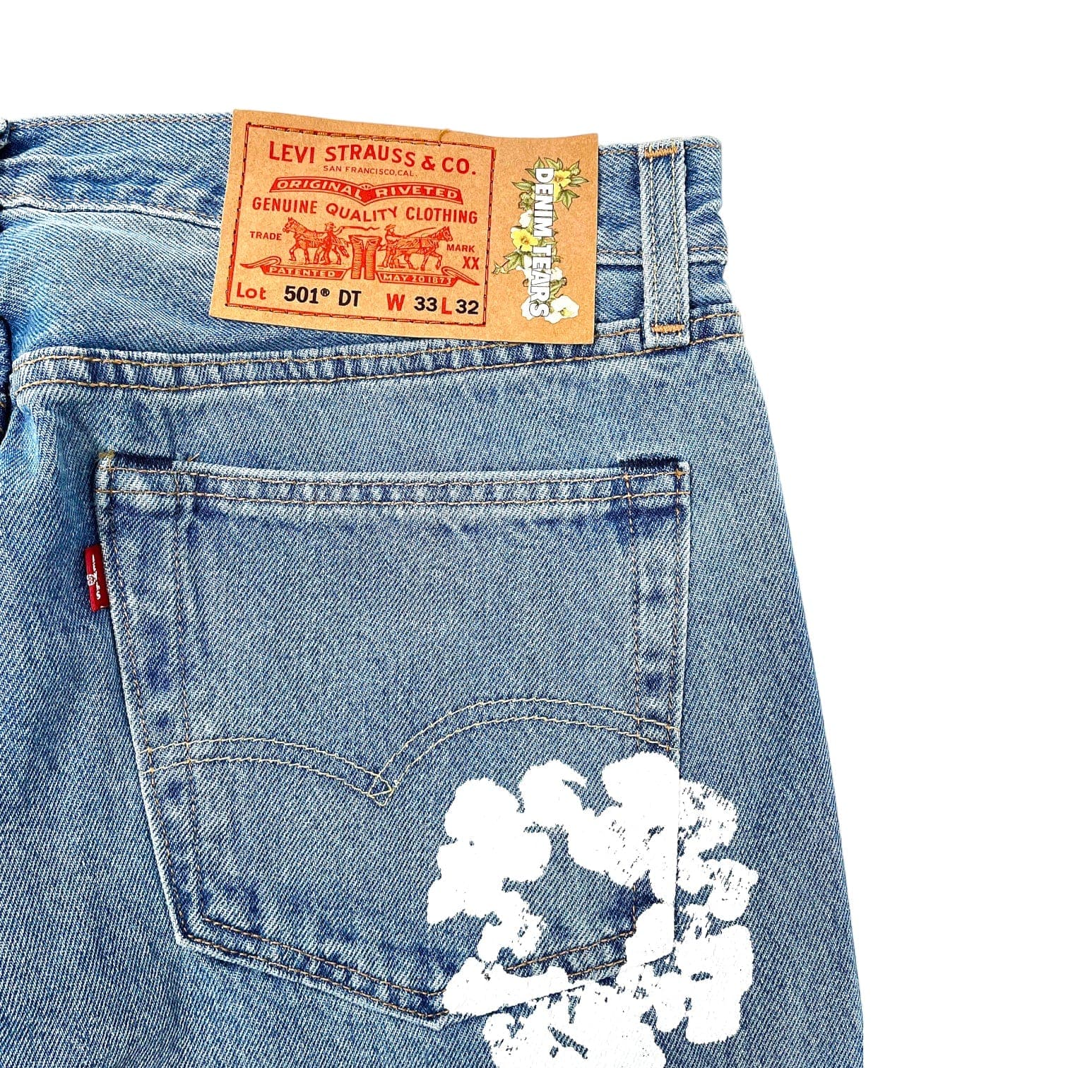 Denim Tears x Levi's Cotton Wreath Jean Light Wash