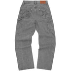 Corteiz Embossed C-star Denim Work Pant 'Grey'