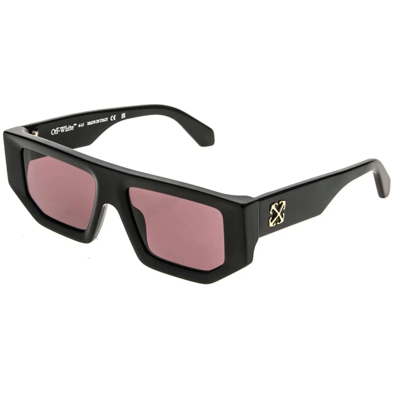 OFF-WHITE VANCOUVER SUNGLASSES “BLACK/DARK BURGUNDY”