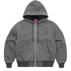 Corteiz Embossed C-Star Denim Work Jacket 'Grey'