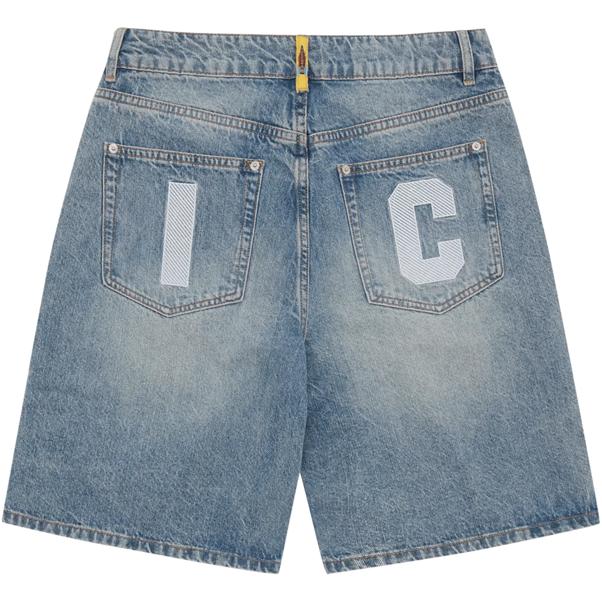 ICECREAM Fall '25 Running Dog Denim Shorts Washed Blue