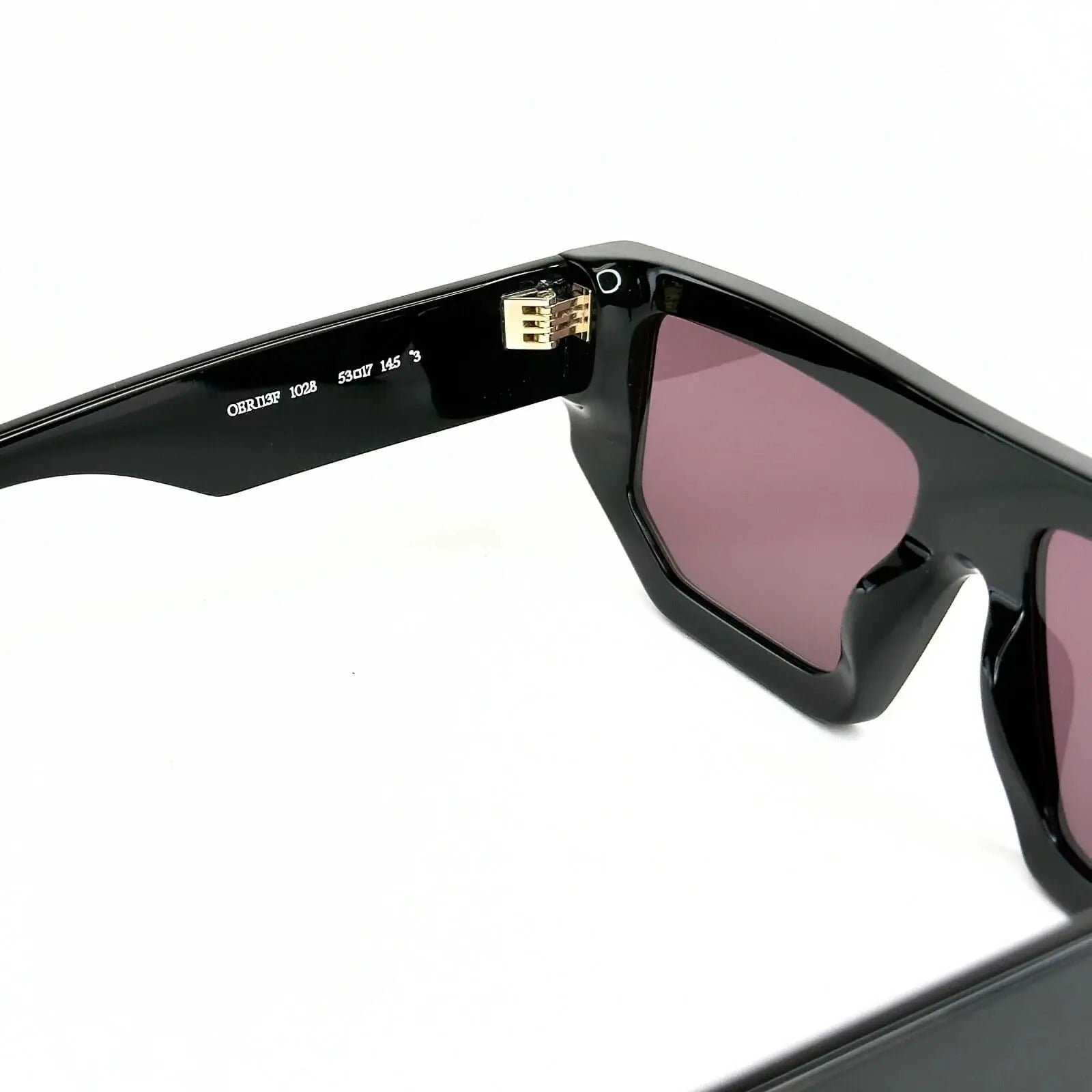 OFF-WHITE VANCOUVER SUNGLASSES “BLACK/DARK BURGUNDY”
