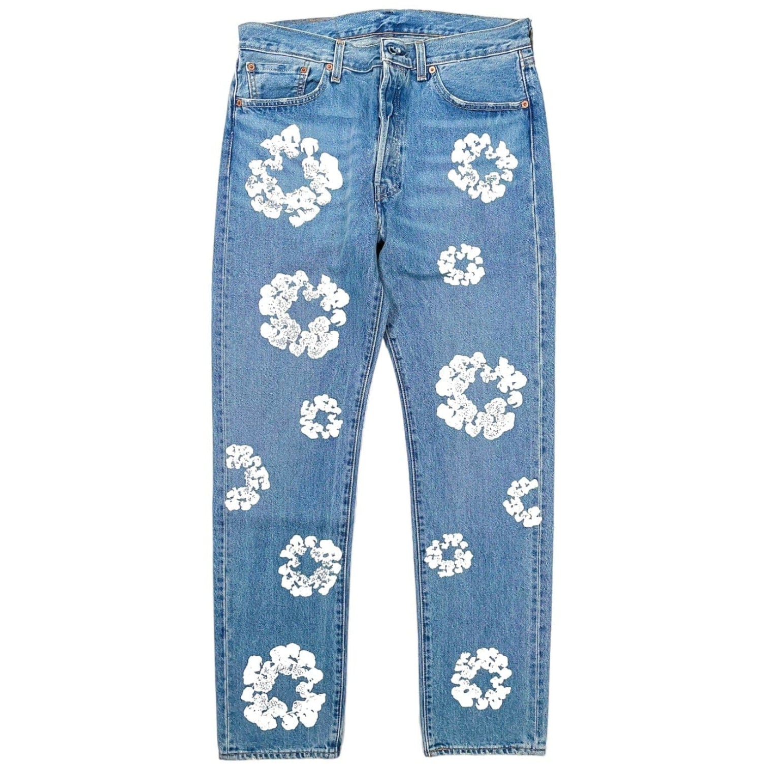 Denim Tears x Levi's Cotton Wreath Jean Light Wash
