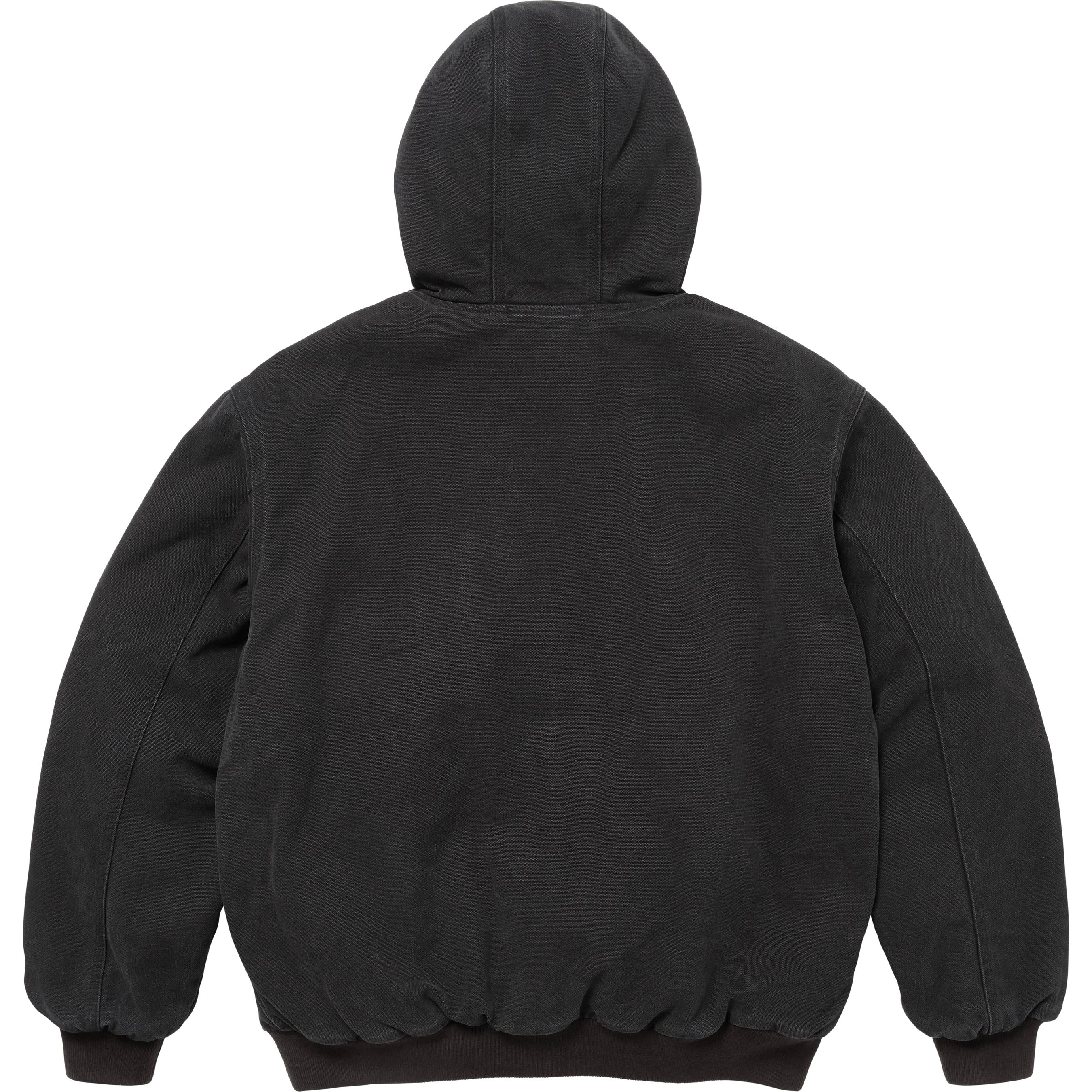Supreme Reflective Arc Hooded Work Jacket 'Black'