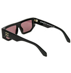 OFF-WHITE VANCOUVER SUNGLASSES “BLACK/DARK BURGUNDY”