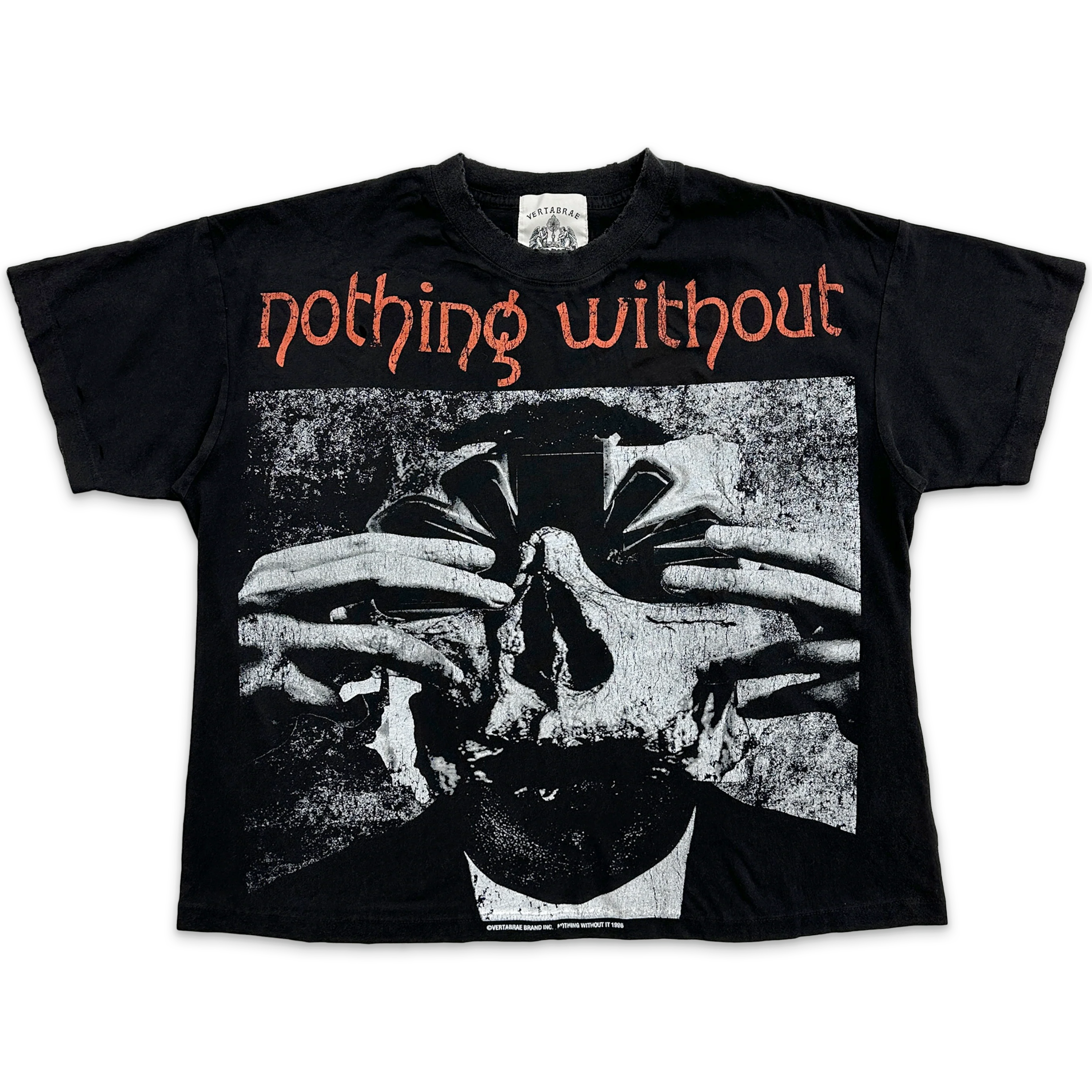 Vertabrae Pressure Point Tee Black