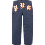 Supreme Old English Canvas Double Knee Painter Pant 'Navy'