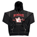 Supreme x True Religion Zip Up Hooded Sweatshirt 'Black'