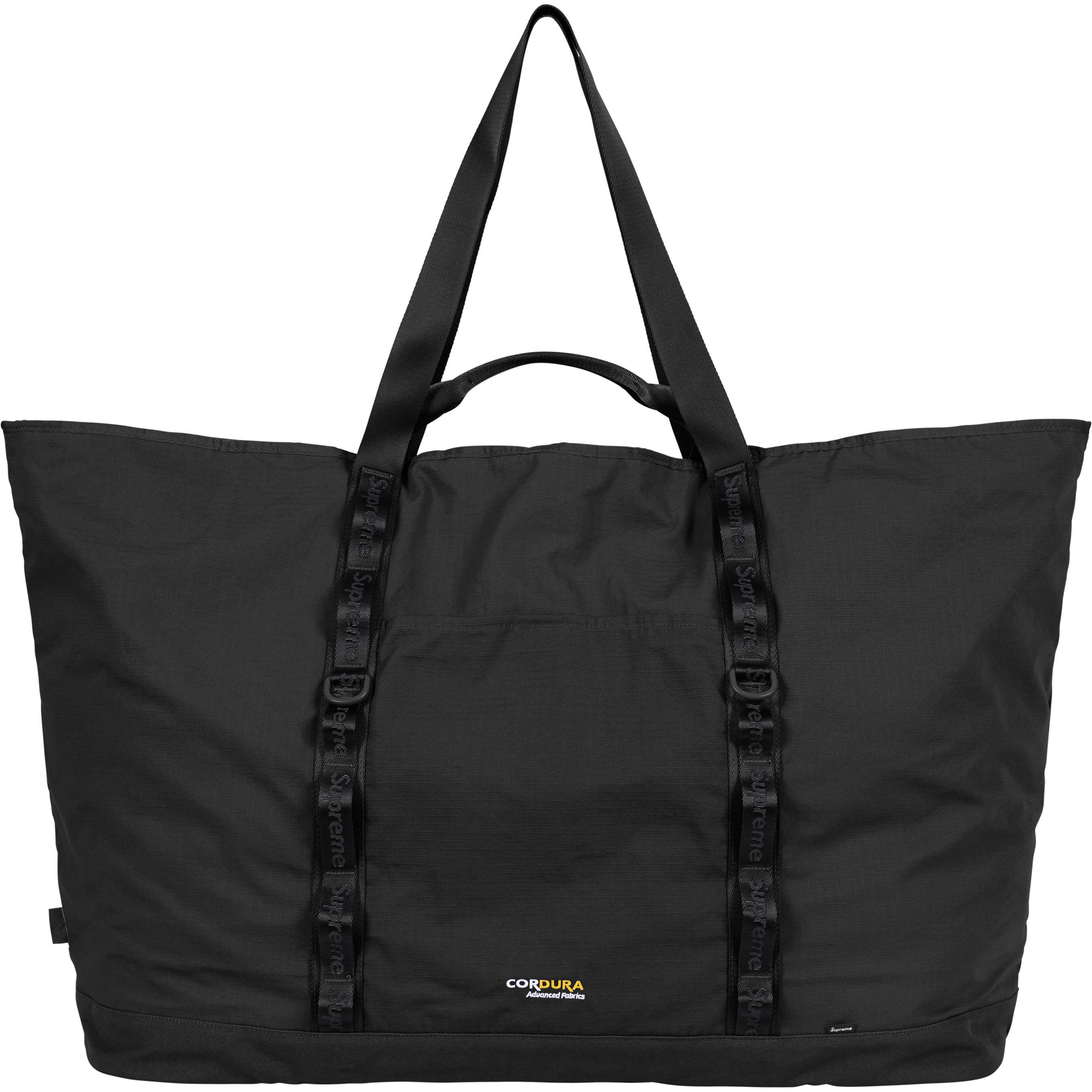 Supreme X-Large Tote Bag + Utility Pouch Black SS26