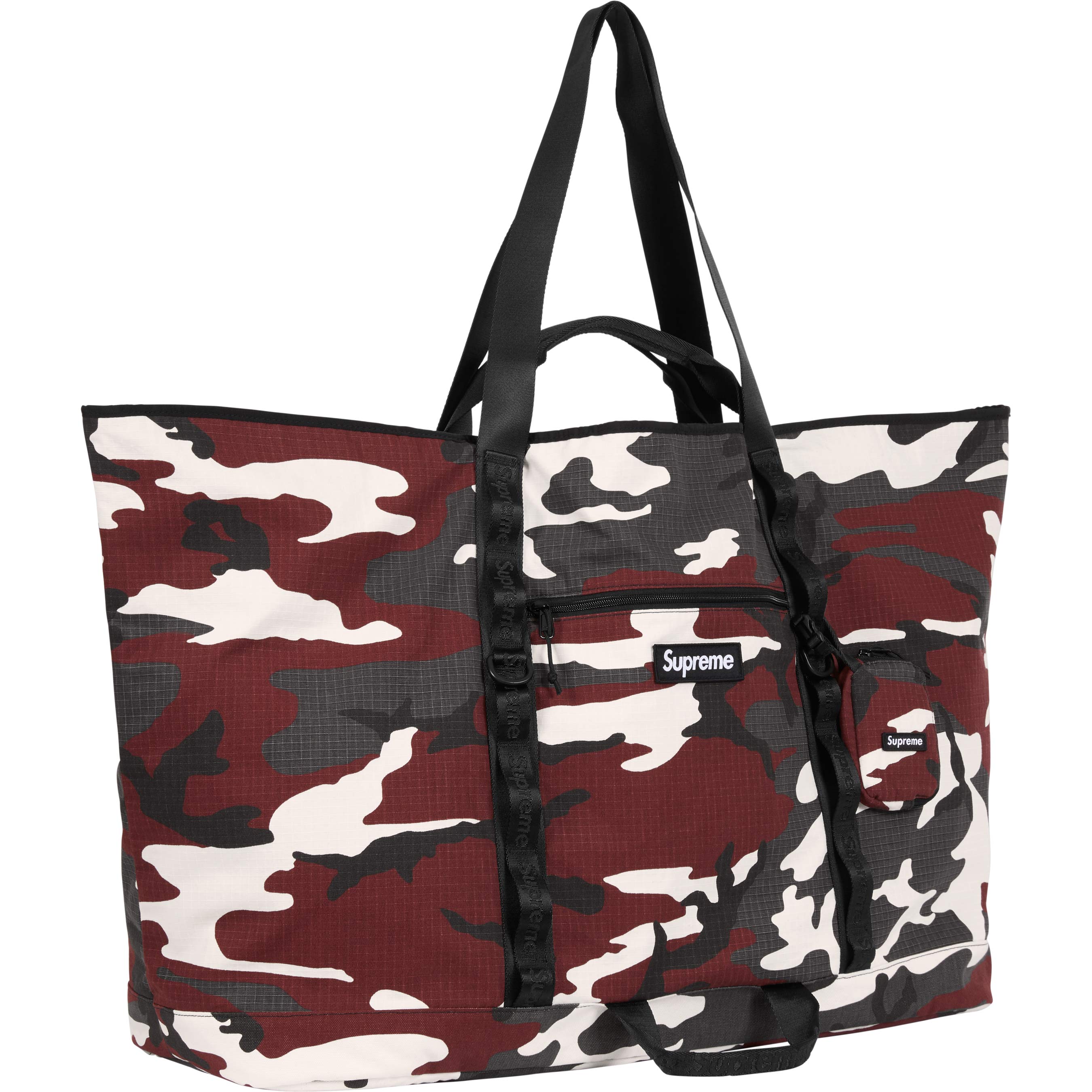 Supreme X-Large Tote Bag + Utility Pouch Camo SS26 – BUYANDSELL