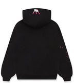 SP5DER ANGEL NUMBER HOODIE BLACK SS25