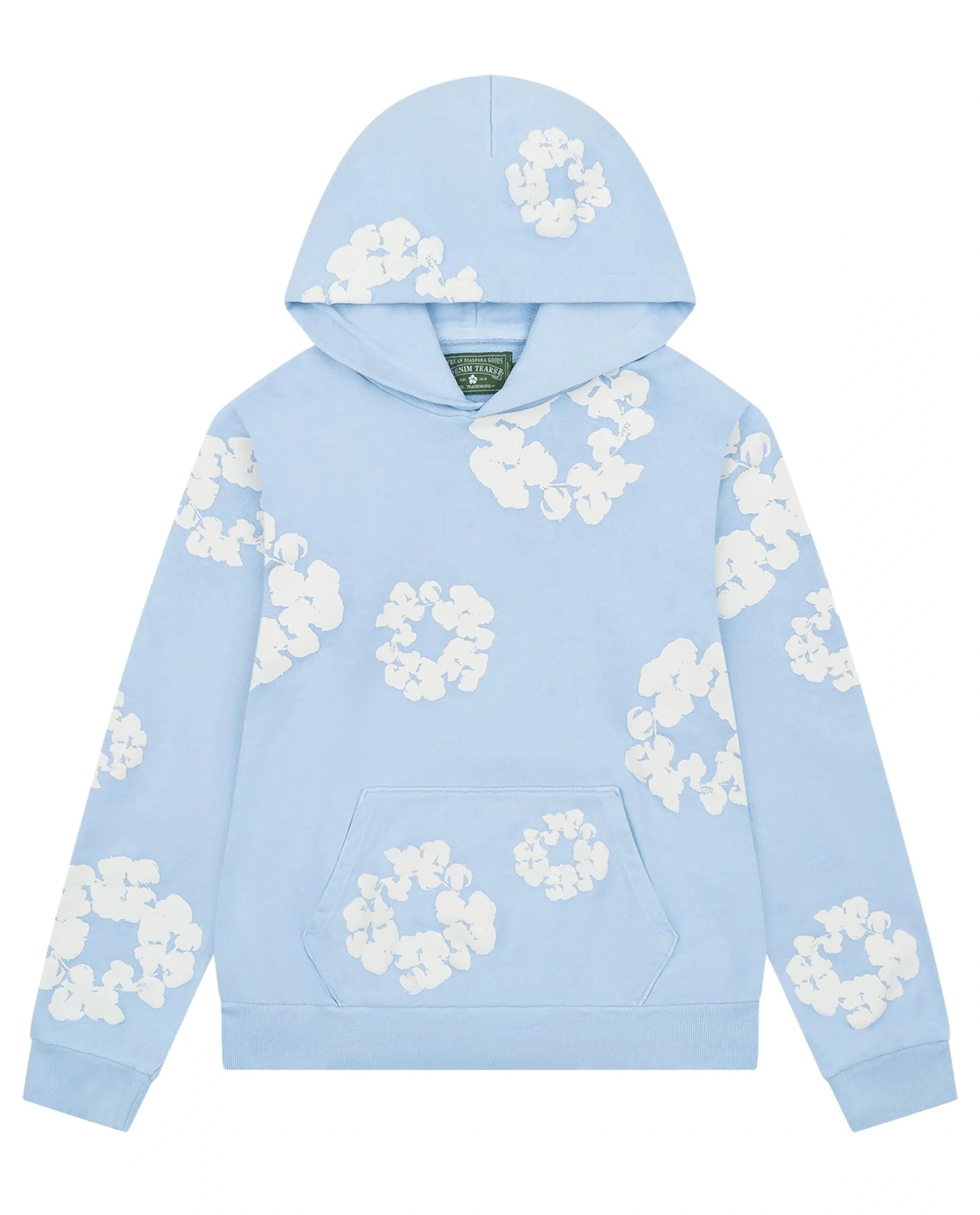DENIM TEARS HOODIE POWDER BLUE POLERA CELESTE