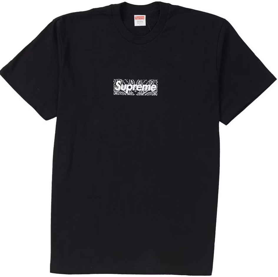 Supreme Bandana Box Logo Tee Black