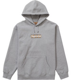 Supreme x Burberry Box Logo Hooded Sweatshirt 'Heather Grey'