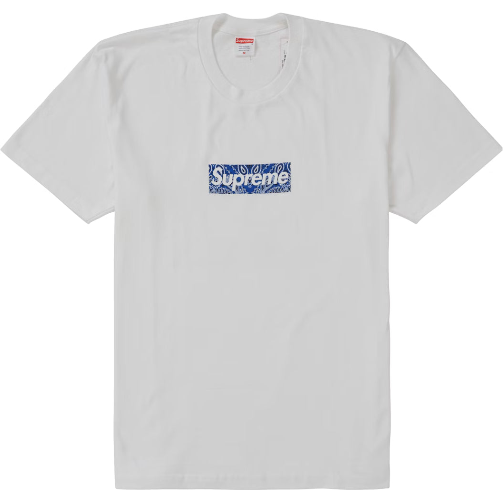 Camiseta Supreme Bandana Box Logo white