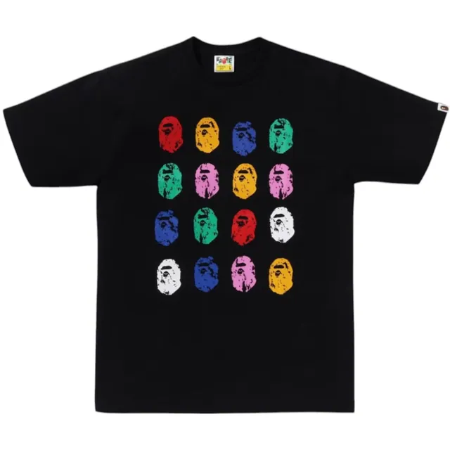 BAPE A Bathing Ape 32nd Anniversary Ape Head Tee "Black"