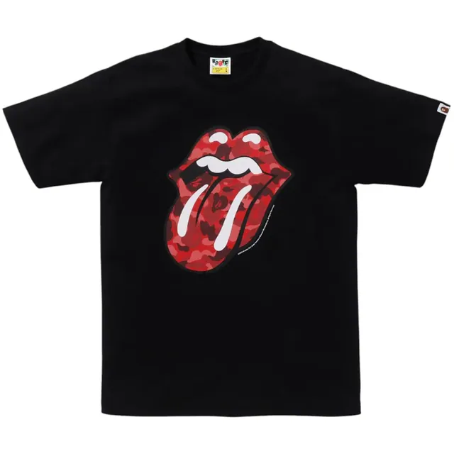 BAPE x Rolling Stones Tee "Black"
