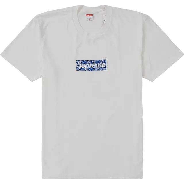 Camiseta Supreme Bandana Box Logo white
