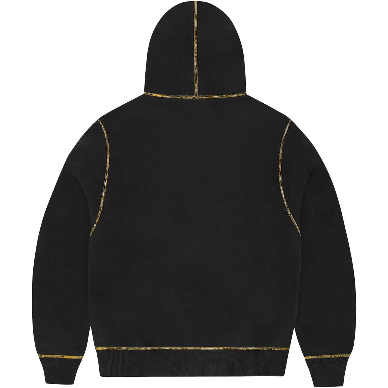Corteiz Alcatraz Contrast Hoodie 'Black/Yellow'