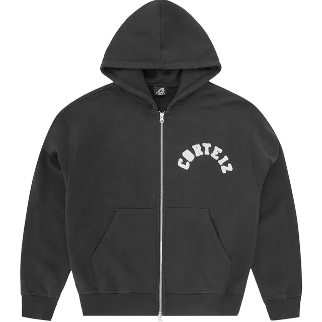 Corteiz Colly Arch Zip Hoodie 'Black'