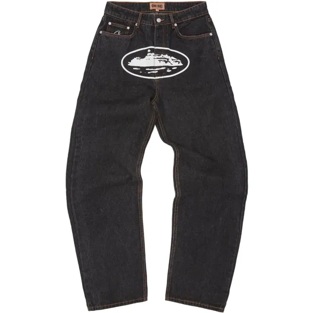 Corteiz Island Jeans 'Black'