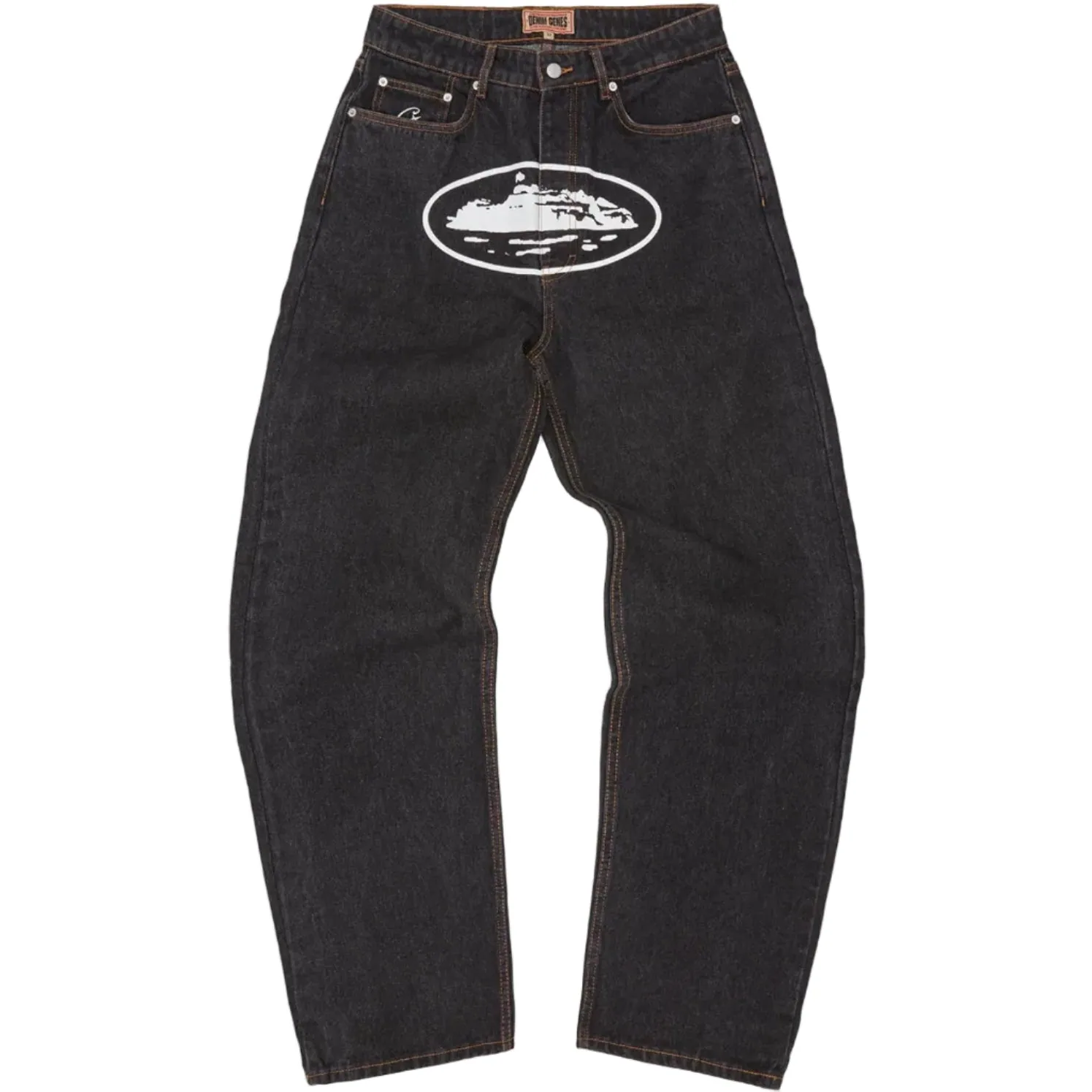 Corteiz Island Jeans 'Black'